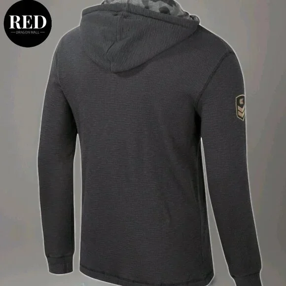 Colosseum Charcoal Michigan Wolverines OHT Military Appreciation Henley - XL - Picture 3 of 6